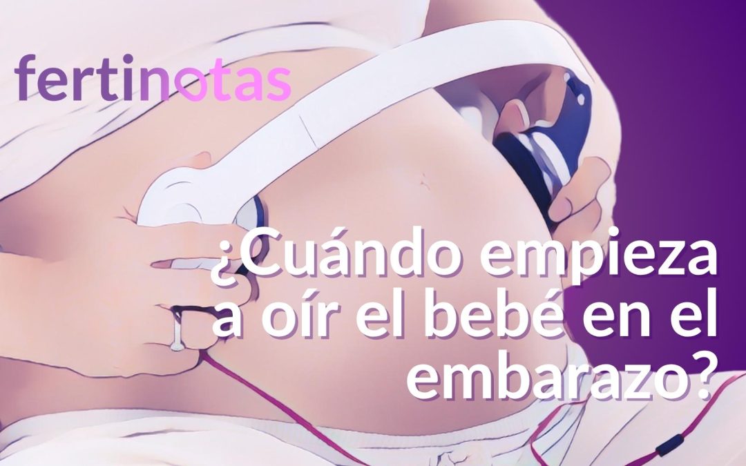 ¿Cuándo empieza a oír el bebé en el embarazo?