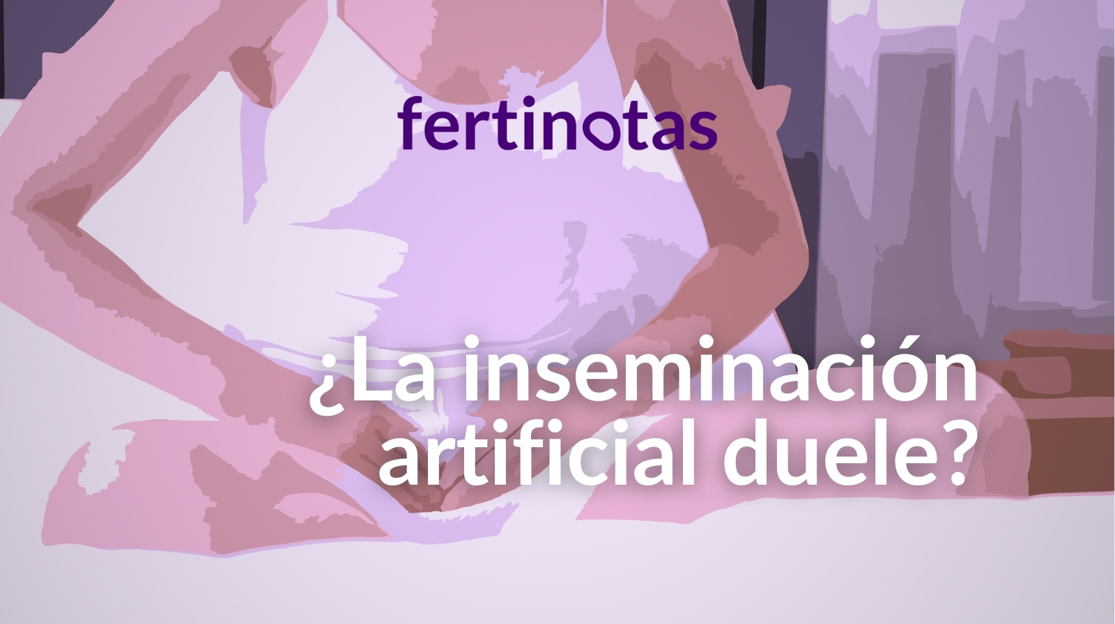 Imagen ilustrada de una mujer descansando tras una inseminación artificial, asociada a las sensaciones físicas y emocionales del proceso.