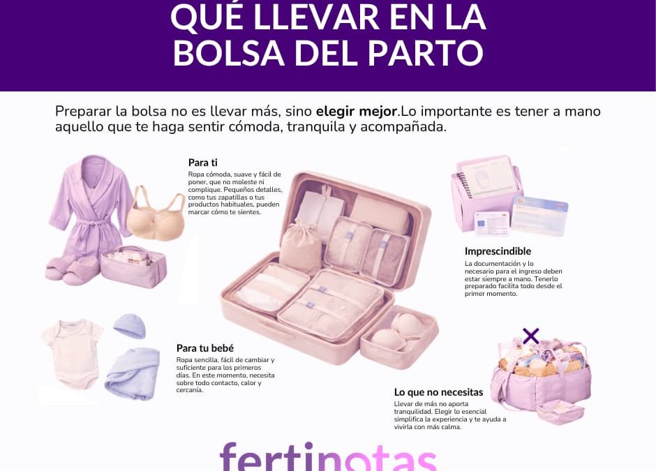 Qué llevar al hospital para el parto: lo necesario sin agobios