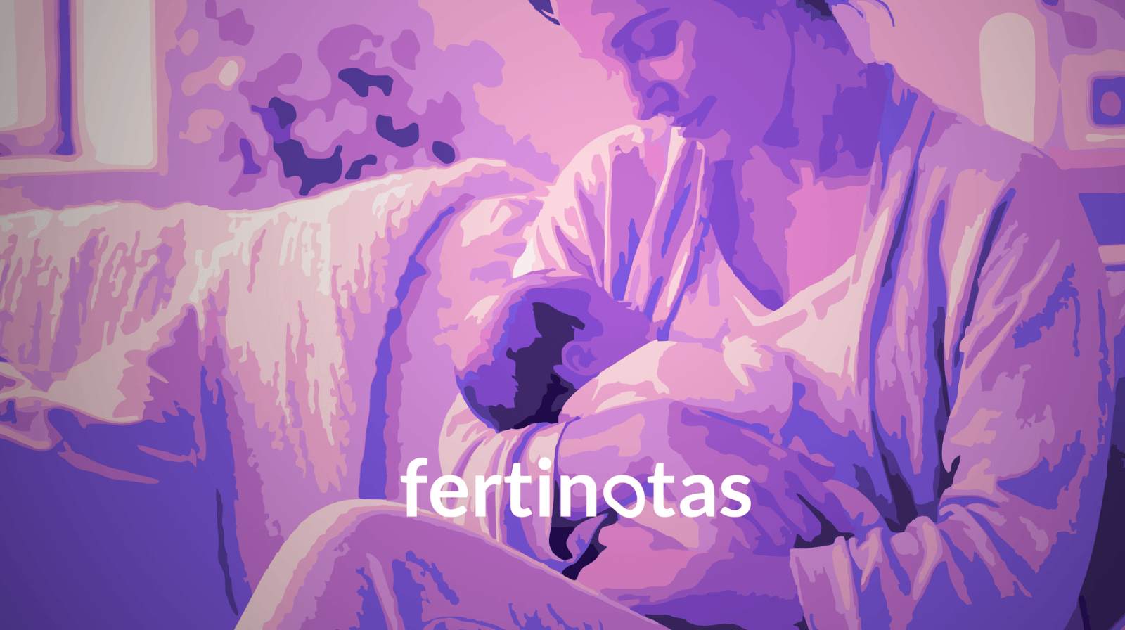 Madre con su bebé en casa durante la recuperación tras cesárea