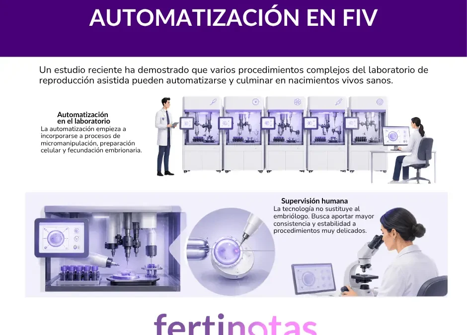 Automatización en FIV: nacimientos tras ICSI automatizada